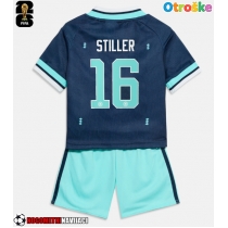 Otroške Nogometnih dresov Nemčija Angelo Stiller #16 Gostujoči SP 2026 Kratki rokavi (+ hlače)